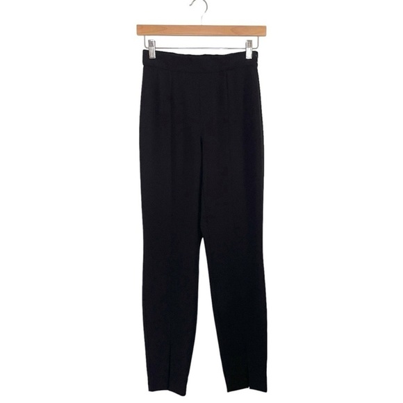 Aritzia Babaton Cassatt High Waist Slit Hem Slim Suiting Pant Black - Picture 6 of 16